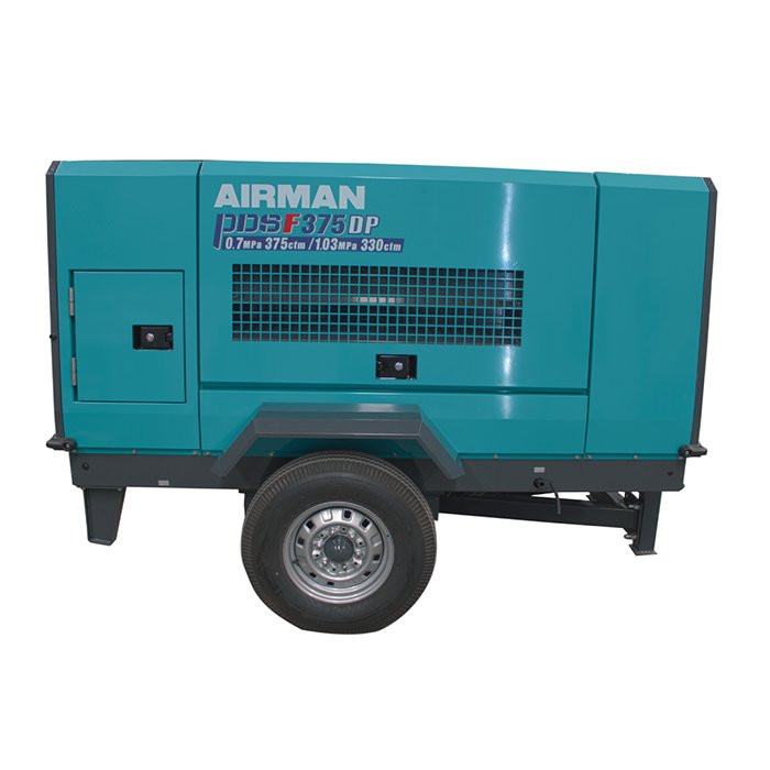 Compresor Diesel Airman PDSF375 375 CFM Presión Dual