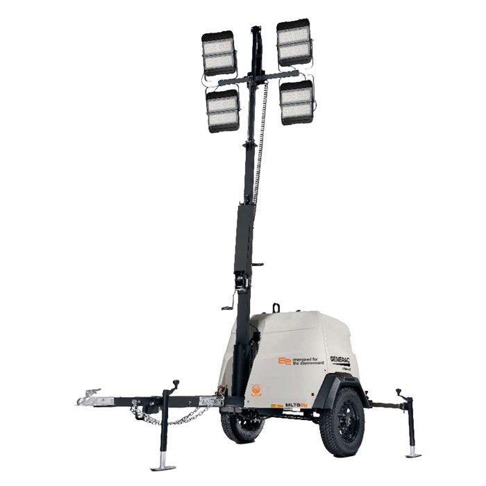 Torre de iluminación a batería marca Generac