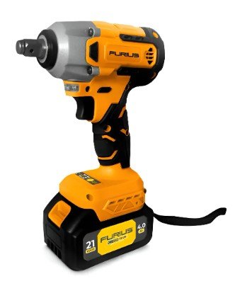 Llave De Impacto Inalambrica Brushless de 1/2 pulgada con 2 Baterias