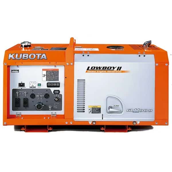 Generador Diesel Kubota de 11 Kw de potencia continua, silencioso, monofásico